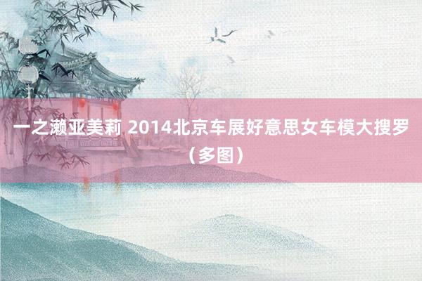 一之濑亚美莉 2014北京车展好意思女车模大搜罗（多图）